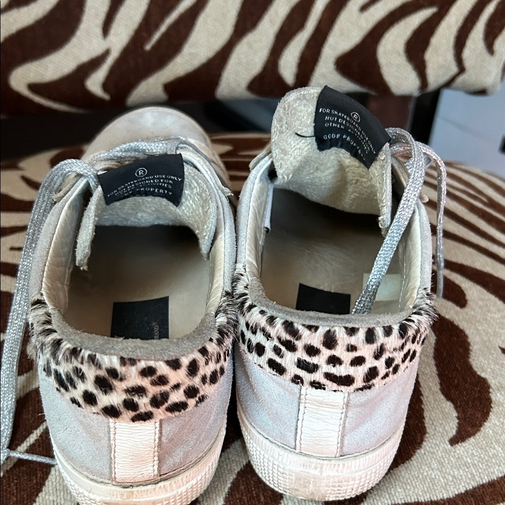 Golden Goose Gray and White Sneakers - Picture 5 of 10